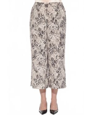 Joseph Ribkoff Snakeskin Print Culotte Pants - Multicolor