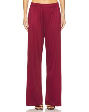 Enza Costa Liquid Jersey Resort Pant - Red