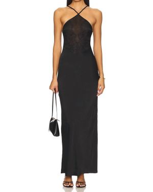 IRO Borra Lace Maxi Dress - Black