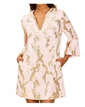 mestiza Ines Caftan Mini Dress - Natural