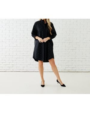 Caryn Lawn Kimberly Sparkle Dress - Black