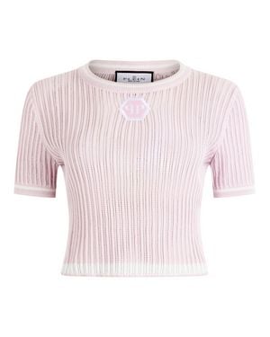 Philipp Plein Knitted Sexy Pure Fit T-Shirt - Pink