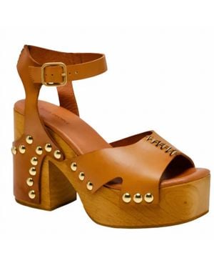 Free People Cecily Clog Sandal - Brown