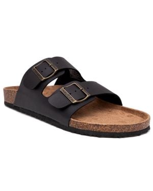 Nautica Double Buckle Sandal - Black