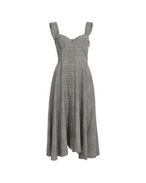 STAUD Inda Midi Dress - Gray
