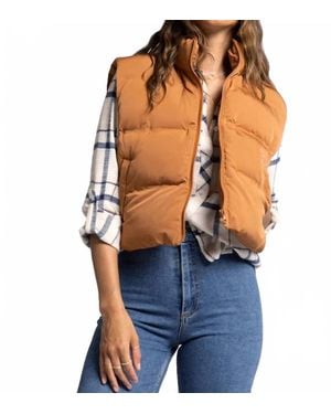 Thread & Supply Issey Puffer Vest - Blue
