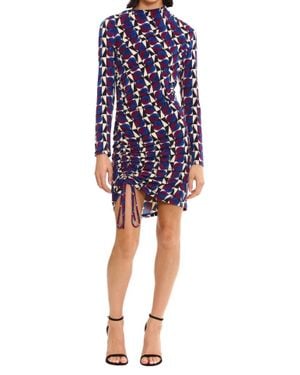 Donna Morgan For Maggy London Juna Geo Print - Blue