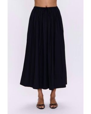 Pistola Noelle Poplin Maxi Skirt - Blue