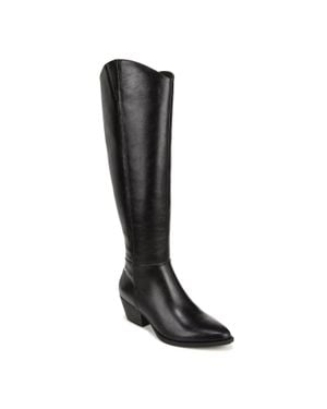 LifeStride Reese I8039S1001 Boots Faux Leather Knee High Lion869 - Black