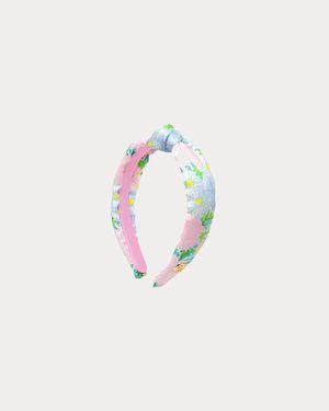 Lilly Pulitzer Girls Slim Knot Headband - White