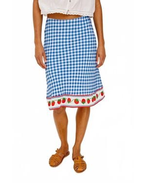 Rails Grazes Midi Skirt - Blue