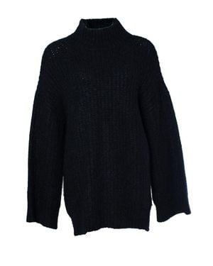 A.P.C. A. P.C. Ribbed Turtle Neck Sweater - Blue