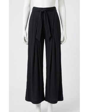 Z Supply Isla Pucker Knit Pant - Black