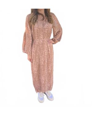 Fate Damarion Chiffon Dress - Pink