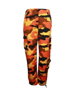 Off-White c/o Virgil Abloh Camouflage Printed Cargo - Orange