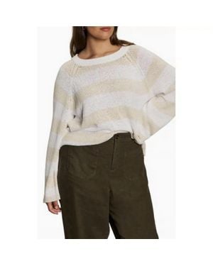 Sanctuary Textured Crew Sweater - Gray