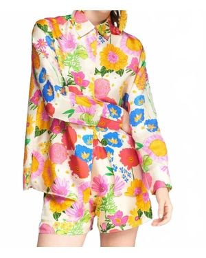 Vilagallo Mariela Floral Bermuda Shorts - Multicolor