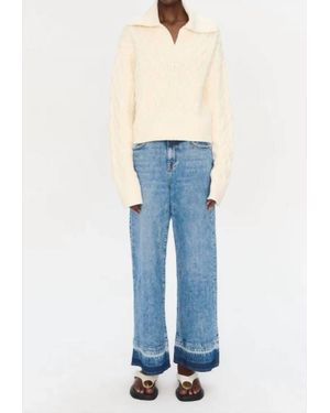 Jonathan Simkhai Kate Polo Sweater - Blue