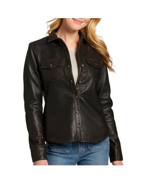 11 Uptown Worn Western Shirt - Black