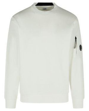 C.P. Company Raised' Cotton Sweatshirt - White