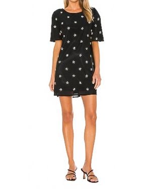 Show Me Your Mumu Tina Flashy Flower Dress - Black