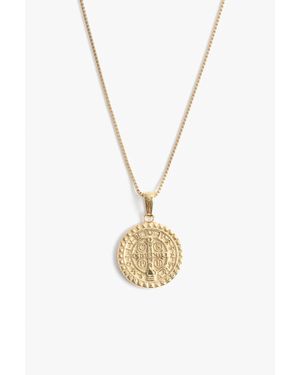 Marrin Costello St. Benedict Pendant Necklace - Metallic