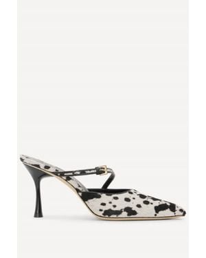 STUDIO AMELIA Alto 90 Mule Pointed Toe Shoe - White