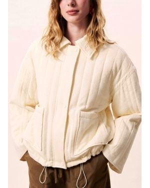 FRNCH Niara Quilted Jacket - Natural