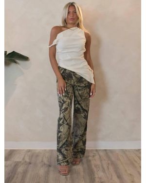 Pretty Garbage Into The Woods Pants - Natural