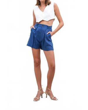 Parentesi Eliza High Waist Short - Blue