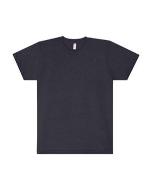 LOS ANGELES APPAREL Usa-Made 50/50 T-Shirt - Blue