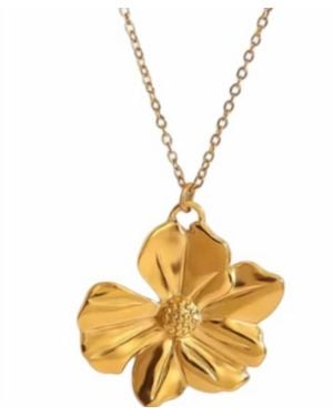 Katie Rae Collection Bloom Necklace - Metallic