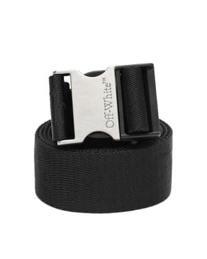 Off-White c/o Virgil Abloh Tuc Long Logo Tape Belt - Black
