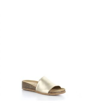 Bos. & Co. Lux Slide Sandal - Natural
