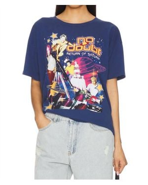 Daydreamer No Doubt Return Of Saturn Collage Merch Tee - Blue