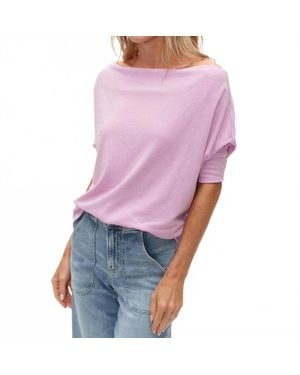 Six Fifty Short Sleeve Anywhere Top - Purple