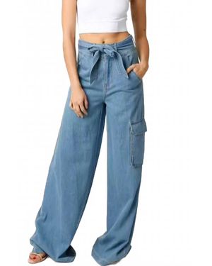 Olivaceous Freya Denim Pants - Blue