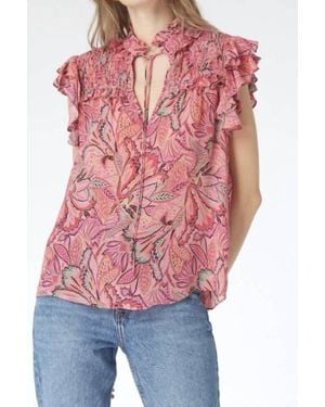 Gilner Farrar Sienna Blouse - Red