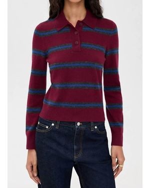 STAUD Gemma Cashmere Sweater - Red