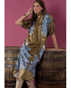 Emily Mccarthy Poppy Caftan Dress - Purple