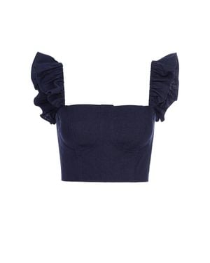 MISA Los Angles Miya Top - Blue