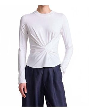 Apiece Apart Long Sleeve Volta Top - Blue