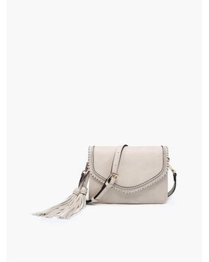 Jen & Co. Sloane Vegan Crossbody Bag - Natural
