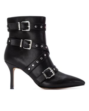 Xti Stiletto Booties By - Black