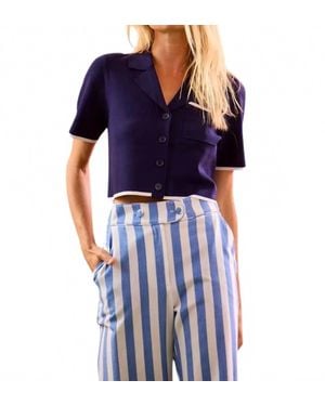 Hunter Bell Banff Sweater Top - Blue