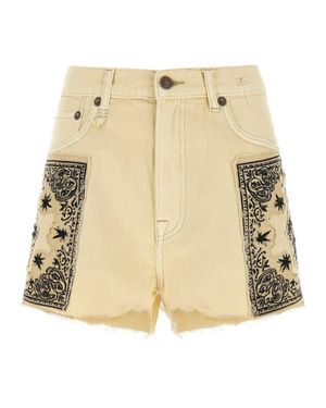 R13 'X-Bf' Shorts - Natural