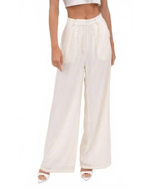 NonChalant Label Roxanne Pants - White
