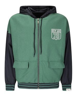 Golden Goose Reversible Over Zipped Hoodie - Green