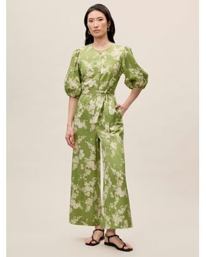 Rebecca Taylor Gab Fleur Jumpsuit - Green