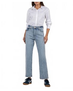 Kut From The Kloth Melissa High Rise Straight Leg Jeans - Blue
